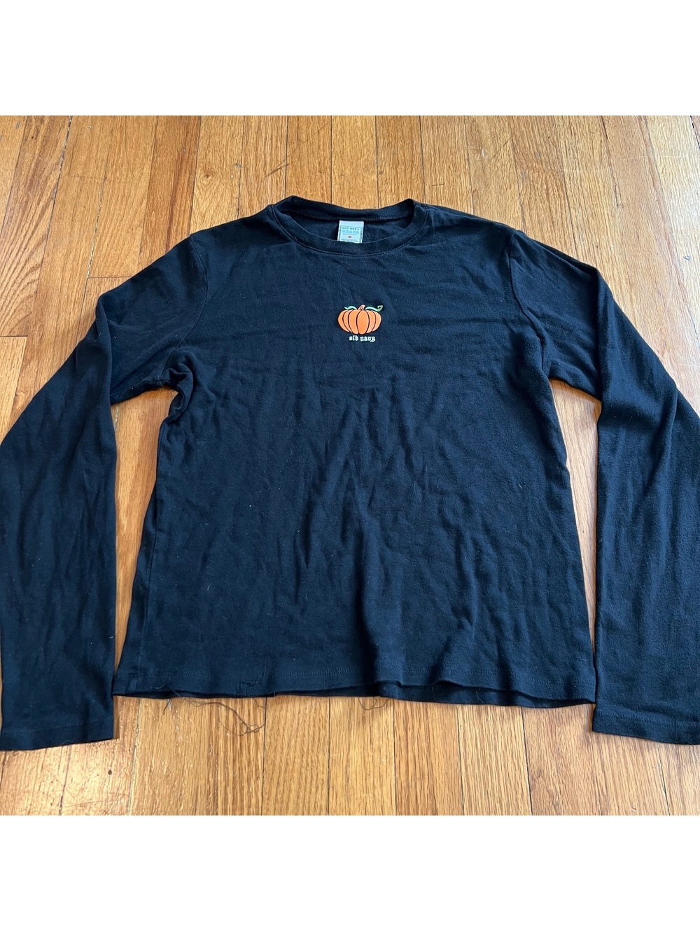 Vintage Y2K old navy coquette pumpkin print long sleeve
